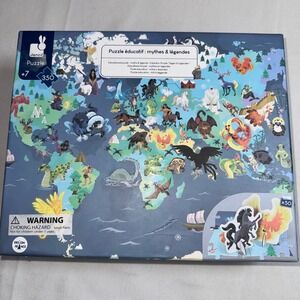 Janod Myths and Legends Educational Puzzle 350 Pieces 50 3D Figures J02680